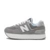 新百伦(New Balance)女跑步鞋厚底复古鲨齿纹透气轻便舒适百搭运