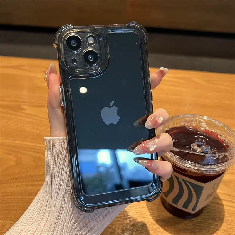 安美宝 透明四角防摔苹果15手机壳新款iphone14promax保护14plus壳13套12镜头11防摔ProMax壳高清大图