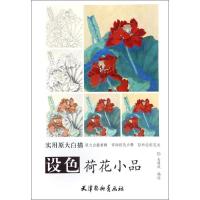 诺森设色荷花小品金建成编绘9787554706008天津杨柳青画社