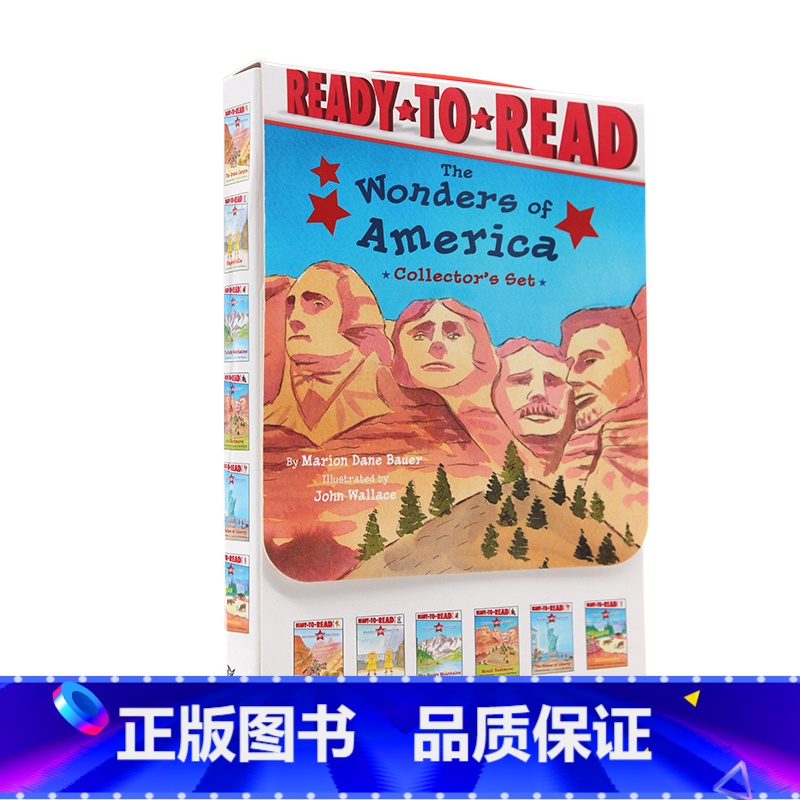 [正版]美国地理奇迹 英文原版 Ready to Read Level 1 系列 the wonders of Ame