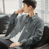 唐狮衬衫男长袖衬衫衬衣男士衬衫秋季男翻领前胸口袋印花长袖衬衫