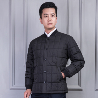 YUANSU中老年男装贴身小棉袄特加肥加大爸爸装加厚内穿羽绒棉服内胆棉衣棉衣