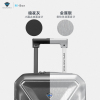 机械师MACHENIKE登机拉杆箱20英寸万向轮行李箱防盗耐磨防摔商务旅行箱密码箱男女电脑登机箱-(灰色)