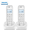 飞利浦（PHILIPS）无绳电话机座机 无线座机子母机 办公家用 DCTG160duo(白色)