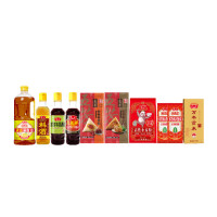鲁花 粽享食光礼盒D米面粮油套餐调味品粽子大礼包 2000g+2254ml