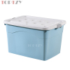 toptzy TZ3111312 塑料收纳箱衣服整理箱杂物储物箱子 80L蓝色