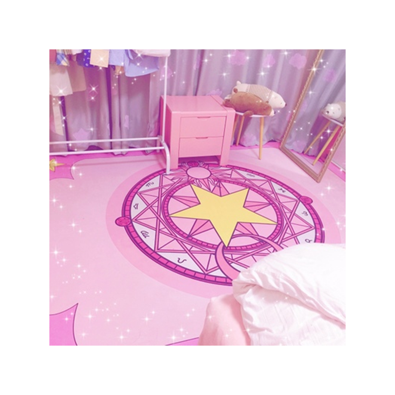sleepybearins地毯卧室满铺床边女生房间粉色公主可爱少女心网红潮牌