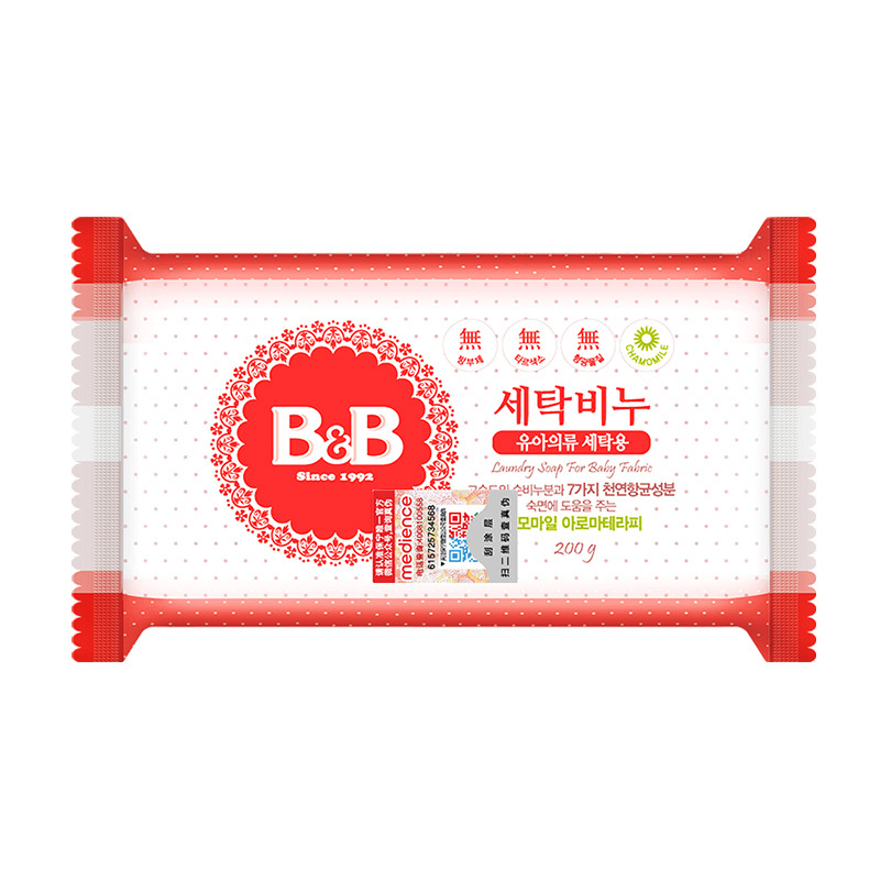 B&B)New 洗衣香皂(洋槐香)*4+B&B)New 洗衣香皂(甘菊香)*4