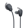索尼(SONY) WI-SP600N 无线蓝牙运动跑步耳机 防水防汗降噪入耳式耳麦 重低音音乐运动耳 黑色