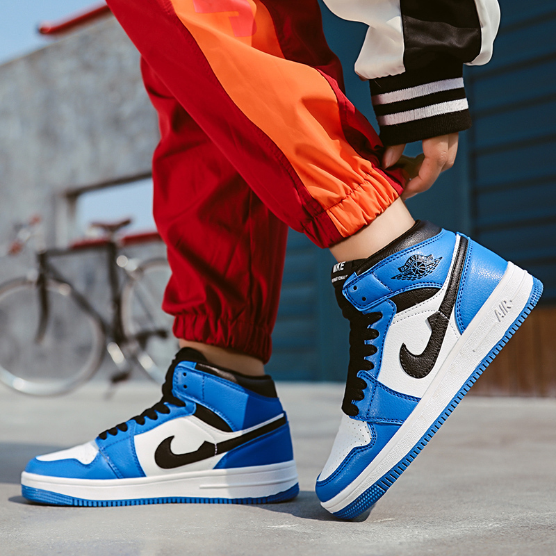 aj限量版空军一号限定男鞋樱花运动高帮乔1板