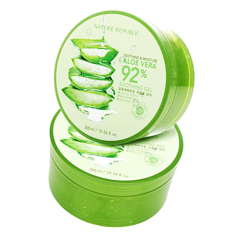 自然乐园/Nature Republic补水芦荟胶消炎镇静舒缓芦荟控油平衡滋润舒缓肌肤保湿面霜芦荟胶 300mlX2报价_参数_图片_视频_怎么样_问答-苏宁易购