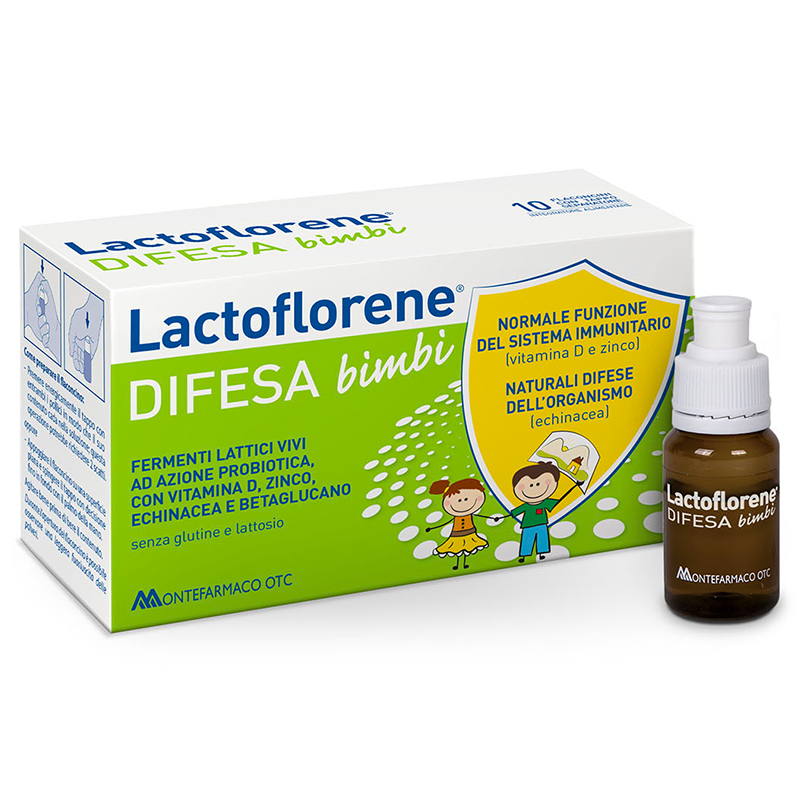 MONTEFARMACO意大利进口 3岁以上儿童卫士益生菌口服液 10瓶装 调节肠胃便秘 200克