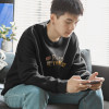 [1折价42.9元叠加优惠券]唐狮卫衣男士秋装新款印花圆领宽松长袖男士卫衣秋装男长袖男秋季