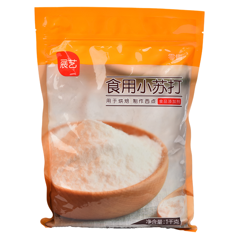 展艺食用小苏打粉 1kg 碳酸氢钠烹饪厨房清洗水果烘焙原料