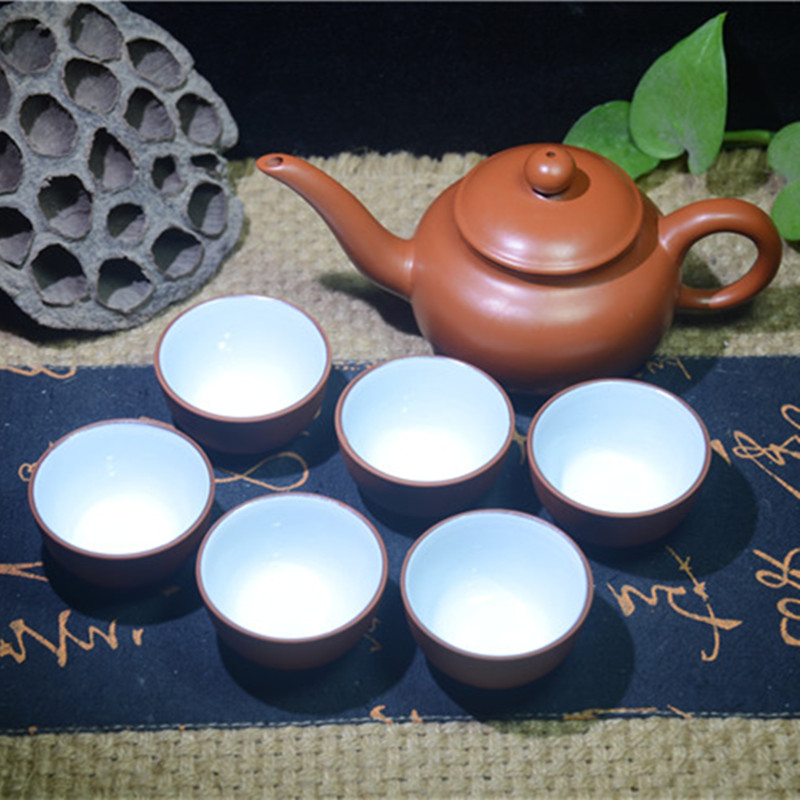 紫砂壶紫沙茶壶潮州朱泥手拉壶紫砂茶壶枫溪半手工小茶壶潮汕工夫茶具