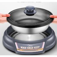 美的(Midea)多用途锅电煮锅电热锅电炒锅HS136B 可煎烤 分体式设计 JH