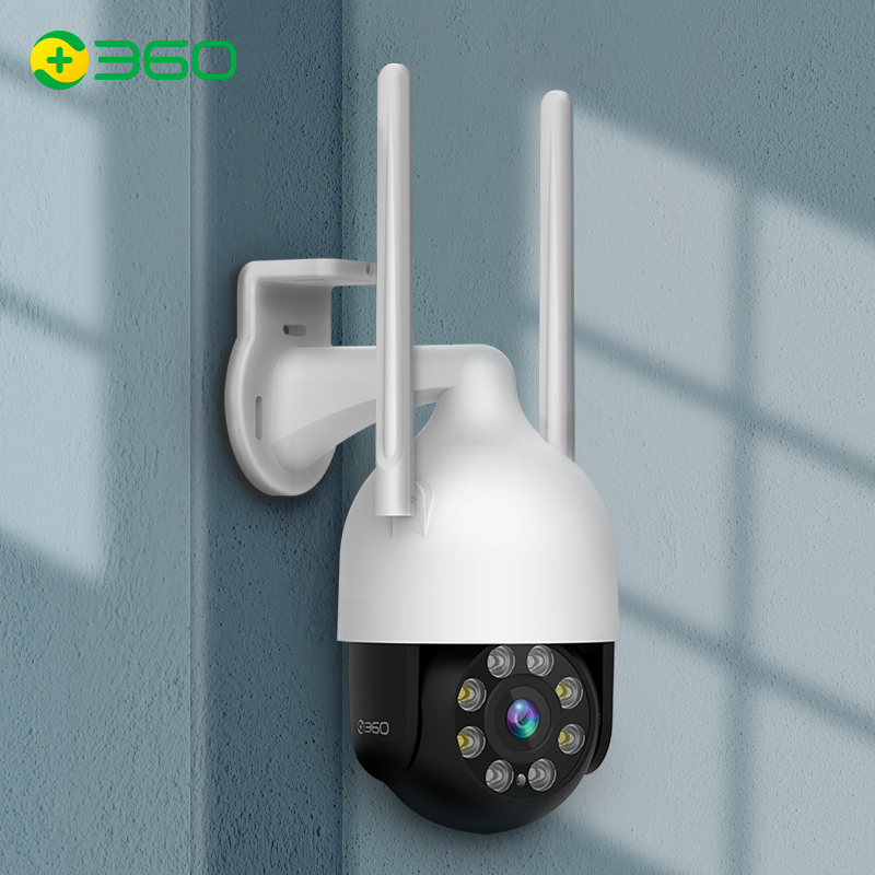 360 摄像头 2K室外球机5C户外云台防水版300W全彩夜视 家用WiFi监控器手机无线网络摄像机+闪迪64G内存卡高清大图