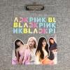 时代少年团tnt易烊千玺tfboys同款垫板文件夹blackpink亚克力材质 blackpink