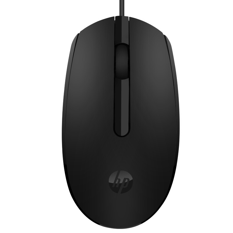 惠普(HP)M10有线鼠标 USB接口 笔记本台式电脑一体机通用办公鼠标 黑色高清大图