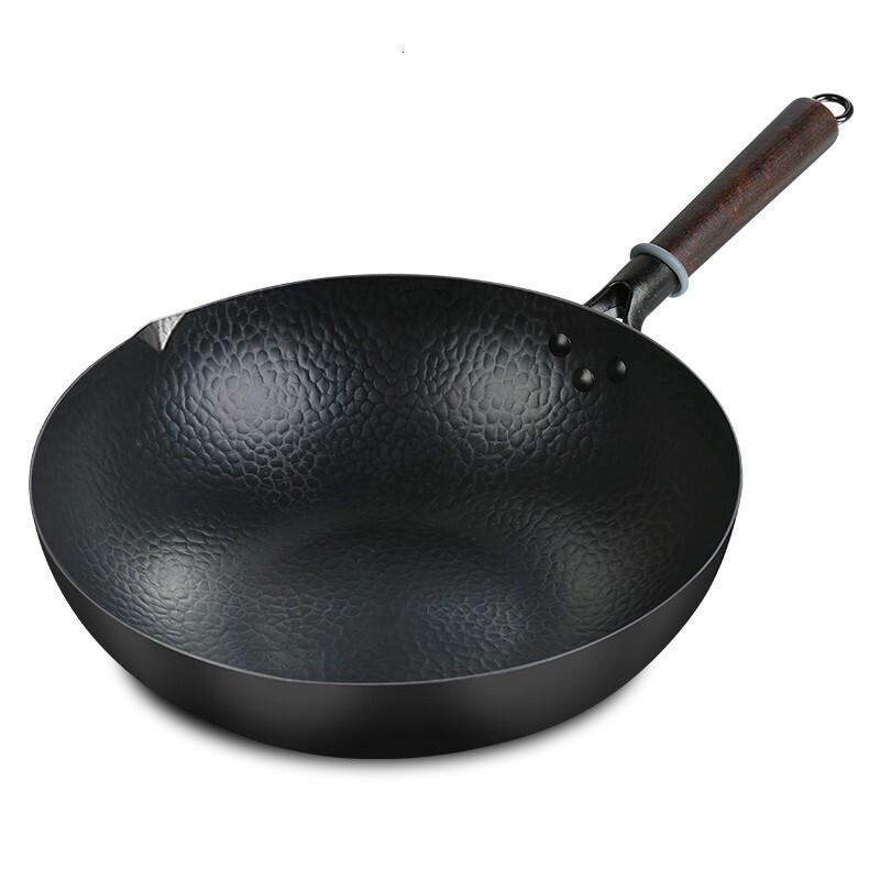 [新品]炊大皇(COOKER KING)炒锅不粘锅无涂层老式炒菜锅大勺家用电磁炉燃气烧菜锅 无盖32cm(适合3-6人)