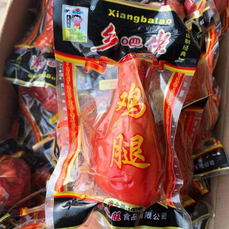 整箱批发100g鸡腿鸡肉零食小吃真空包装肉类熟食