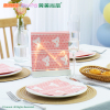 莞美尚品猫妖的诱惑萌动彩色餐巾纸原生木浆纸巾三层加厚家庭装10包