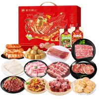 鲜禾鲜 其乐无穷烤肉礼盒668型-3150g 拌肉烧烤套餐食材