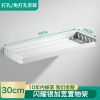 南方生活厨房免打孔收纳置物加宽厚油盐醋调味料墙上壁挂加大加长 优雅银全围栏托盘 长30 宽20