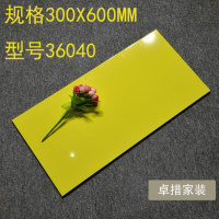 300X600彩色亮光瓷砖幼儿园客厅卫生间墙砖地砖纯色热销新品红黑