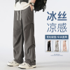 伊夫狼爪(YIFULANGZHUA)夏季冰丝新款伞兵裤男直筒港风休闲宽松户外防水运动裤