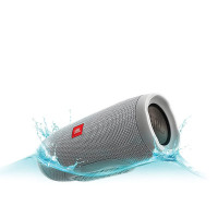 JBL Charge3 音乐冲击波3 蓝牙小音箱 音响 低音炮 移动充电 防水设计 支持多台串联 便携迷你音响 格调灰