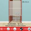 拦幼猫-高135宽75铁网+片 赠无痕钉6+粘钩6个+扎带+防滑贴 防猫门栏宠物围栏栅栏防跳免打孔档板防逃楼梯阳台隔离栏