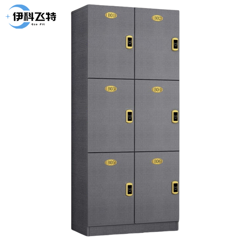 伊科飞特更衣柜存包柜3层6门800*400*1800mm台