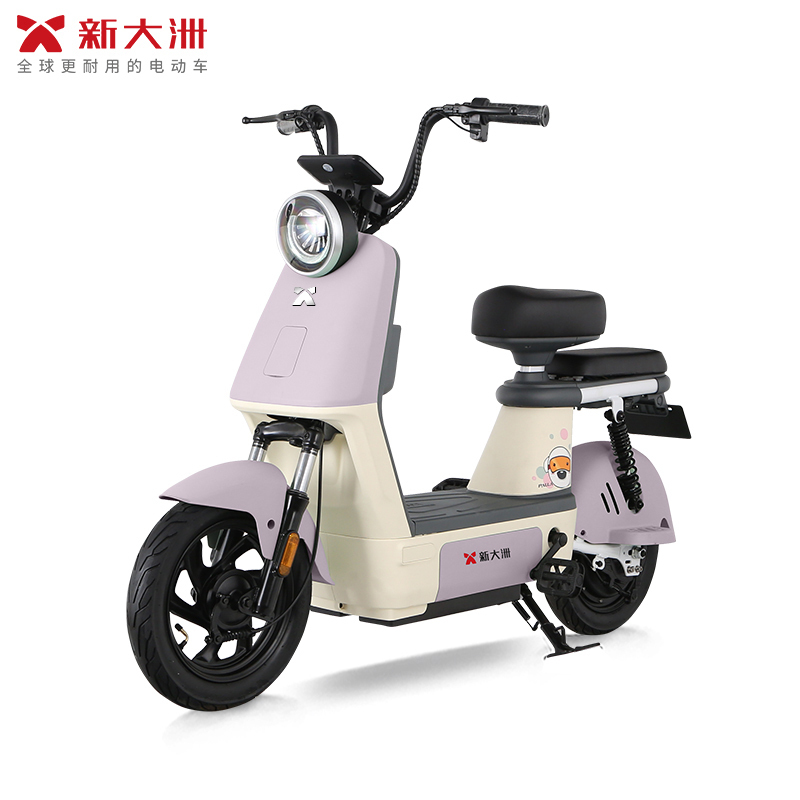 派乐/PALLA 贝塔 新国标48V18Ah铅酸电池电动车代步助力电动自行车 暮灰(不带菜篮+靠背)