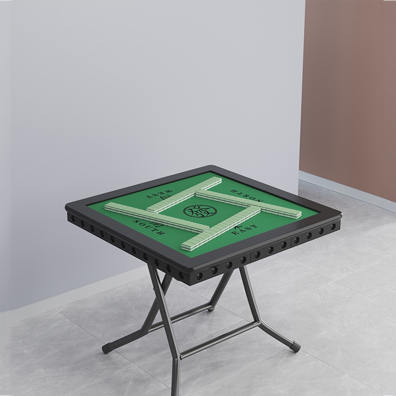 闪电客麻将桌可折叠家用手搓简易打牌桌子面板小型方桌手动棋牌桌麻雀台