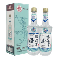 鸭溪窖酒 54度 飞天仙女盒 玻璃瓶经典复古版 浓香型白酒 2023年 500mlx2瓶