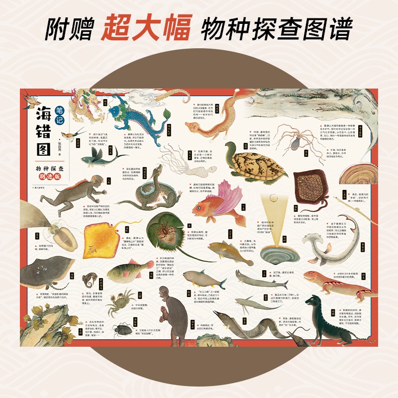 [正版]海错图笔记 张辰亮 青少年版 44幅海错图原图 博物小亮的清代海洋生物考证笔记 入选中小学生阅读指导书目202高清大图