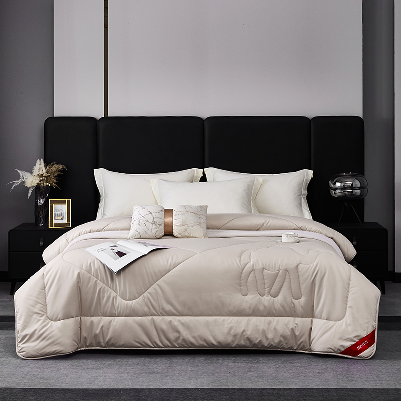 梦洁家纺 沁心暖意驼毛厚被200*230cm 2300g