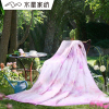 水星家纺夏被空调被夏凉被斜纹卡通儿童被子夏季纤维薄被子冬己格格/安吉莉娜/呆萌企鹅/冒险精灵/优雅冬己夏被