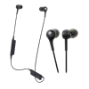 铁三角（audio-technica）ATH-CK200BT 无线蓝牙入耳式运动耳机 带线控手机耳机 通话式耳机(黑色)