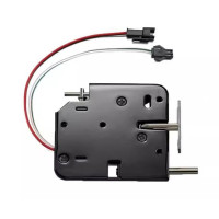 皇冠 电磁锁 12V24V 快递柜超市寄存柜自动售货机口红机电子门锁 电磁锁 一个
