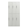 臻远六门更衣柜 ZY-KLP-G079 1800*900*420灰白色厚度0.6mm