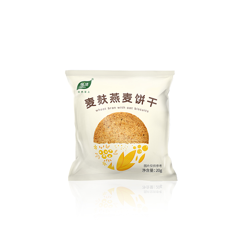 中粮悦活 麦麸燕麦饼干20g