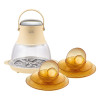 康宁CORELLE BRANDS 全景可视化空气炸锅+波点8件组 CB-KQZPBD8/KZ