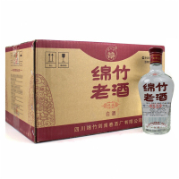 剑南春 绵竹大曲 绵竹老酒 优选 52度500ml*12瓶 整箱装 浓香型白酒