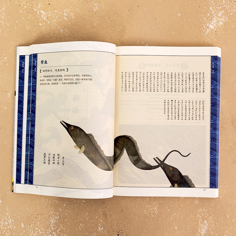[正版]海错图笔记 张辰亮 青少年版 44幅海错图原图 博物小亮的清代海洋生物考证笔记 入选中小学生阅读指导书目202高清大图
