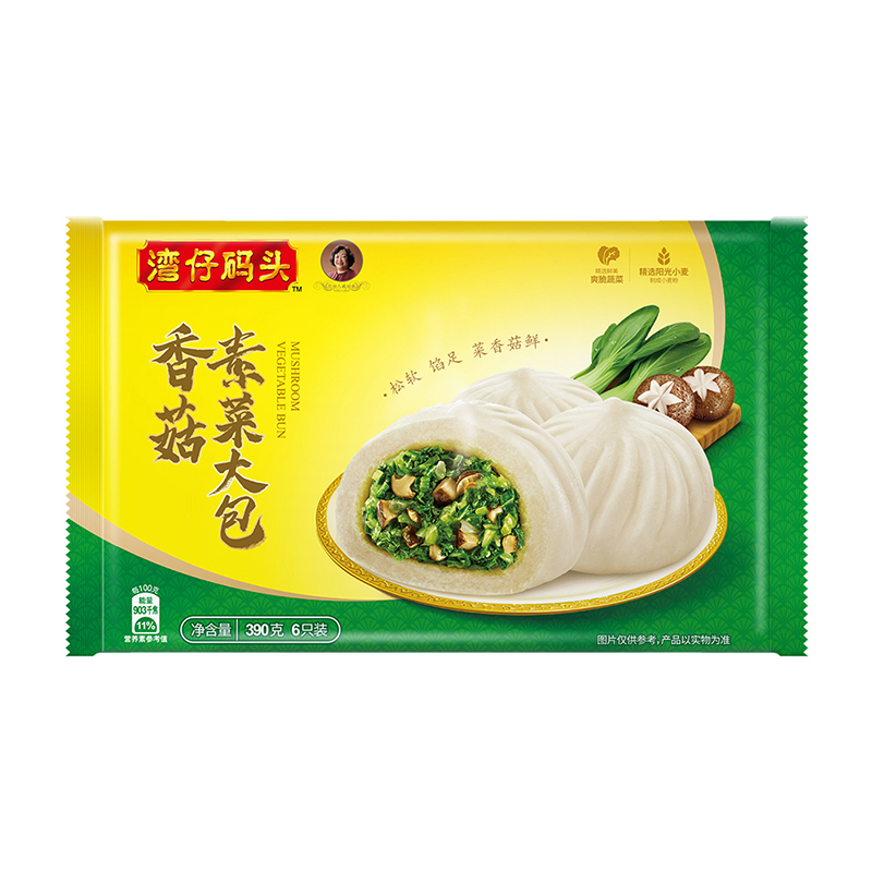 湾仔码头香菇素菜大包390g