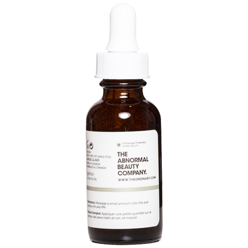 THE ORDINARY 5%咖啡因眼部精华液 30ml/瓶 祛除淡化黑眼圈细纹 消浮肿熬夜必备高清大图