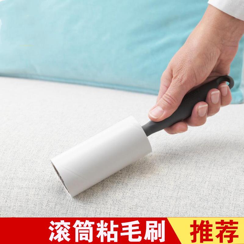 可撕式衣服除毛粘毛器阿斯卡利(ASCARI) 去毛刷毛除尘器 粘尘卷纸滚筒 4只补充装