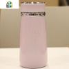 日式便携花茶保温杯304不锈钢水杯子学生防漏女士小清新茶杯 FENGHOU W702蓝色350ml